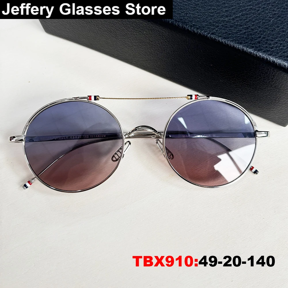 

Модные очки Fashion Pilot из чистого титана TBX910, оправа для мужчин и женщин, высокое качество, дизайн американского бренда, ультралегкие очки с двойной дужкой Gafa