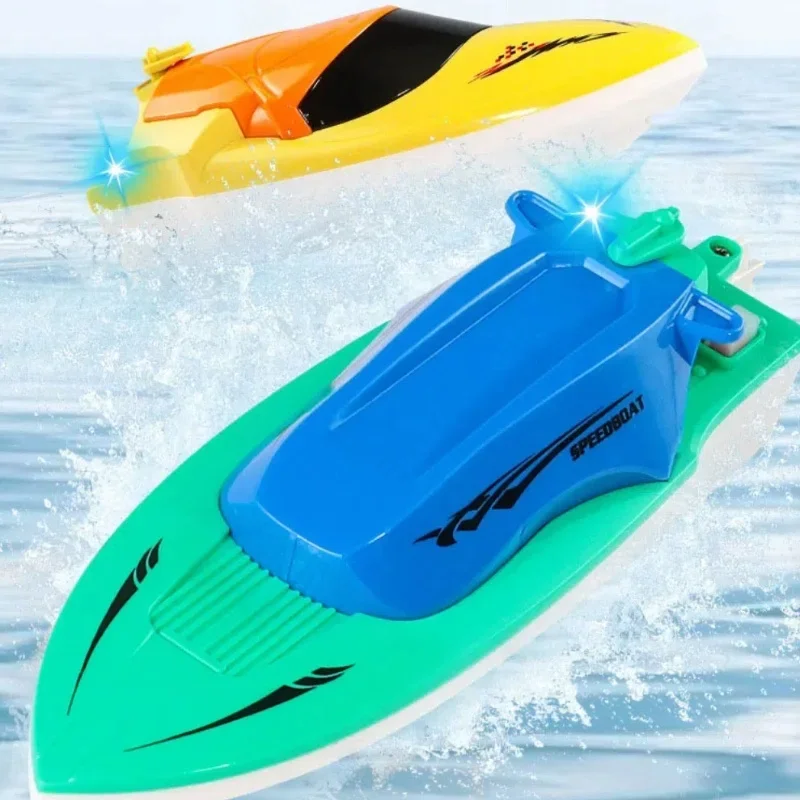 Cross-Border รีโมทคอนโทรลเรือเด็กรีโมทคอนโทรลไฟฟ้า Speedboat ฤดูร้อนว่ายน้ํา Shark ของขวัญของเล่นสําหรับเด็ก