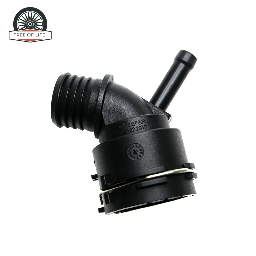 Engine Coolant Hose Connector 11221781301 5Q0122157CM 5Q0 122 291 P1 For Audi A3 S3 8V Q2 Q3 Sportback 2.0TDI 2013-2021
