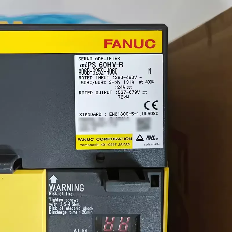 

A06B-6252-H060 New Fanuc Servo Driver IN STOCK Fast ship