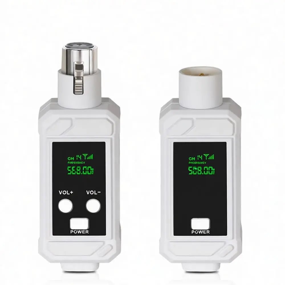 Wireless Audio Adapter For Wired Dynamic Microphone Electric Wind Instrument Guitar Transmitter Receiver Stage Equipment