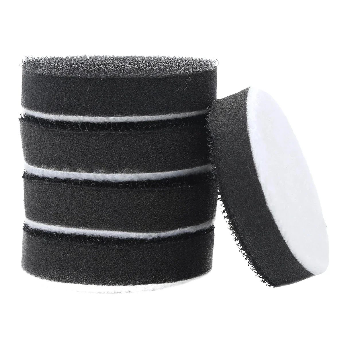 5pcs 50/75mm Soft Density Interface Pad Sponge Cushion Buffer Backing Pads Hook /Loop Sander Discs Backing Mat Abrasive Tool