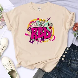 Rbd top women funny graphic streetwear t-shirts girl anime clothing