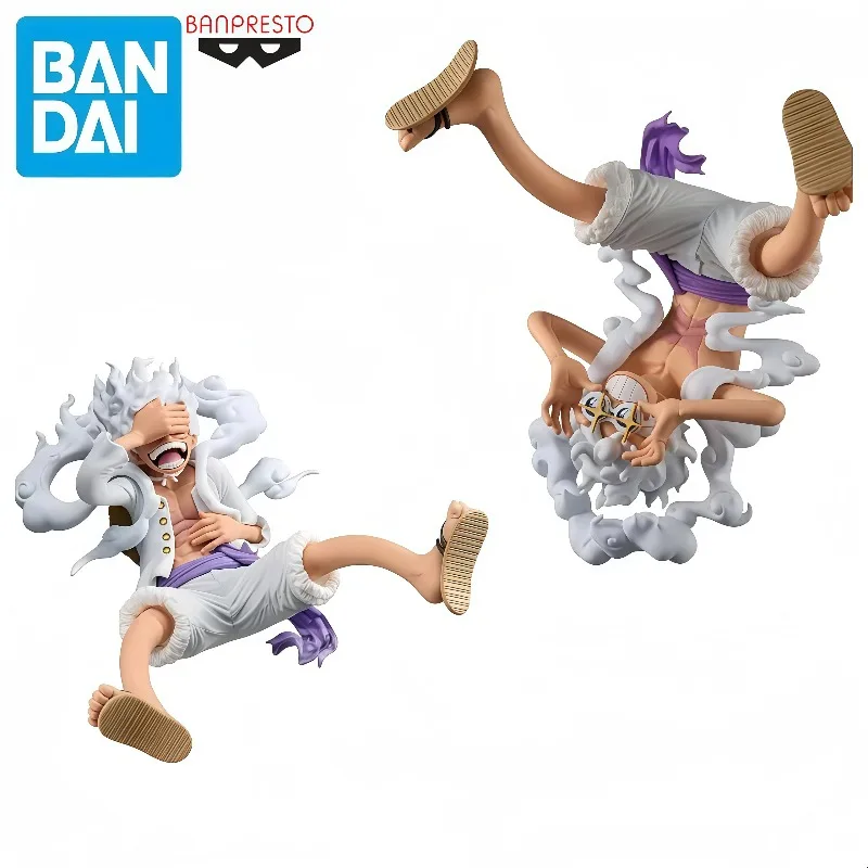 

100% Original Banpresto One Piece Monkey D Luffy Gear 5 Nika The Warrior of Liberation Set of 2 Action Figure Brand New In Box