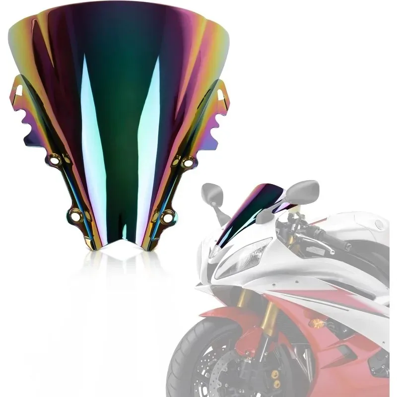 Motorcycle Windscreen Windshield Double Bubble Protect from the wind for Yamaha YZF R6 600 YZF-R6 2006 2007