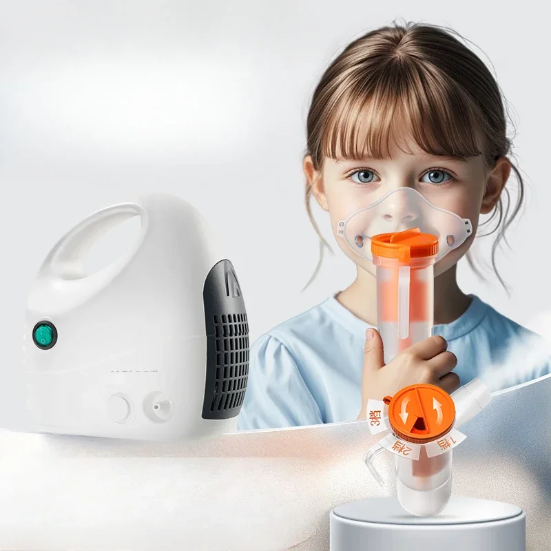 Nebulizer for children's home use, specifically designed for resolving phlegm and stopping cough, as a family partner for babies