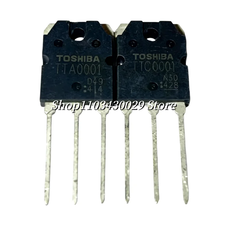 New genuine TTA0001 TTC0001 TO-3P 18A 160V power transistors for audio amplifiers and industrial equipment, 5 pairs (10 PCS)