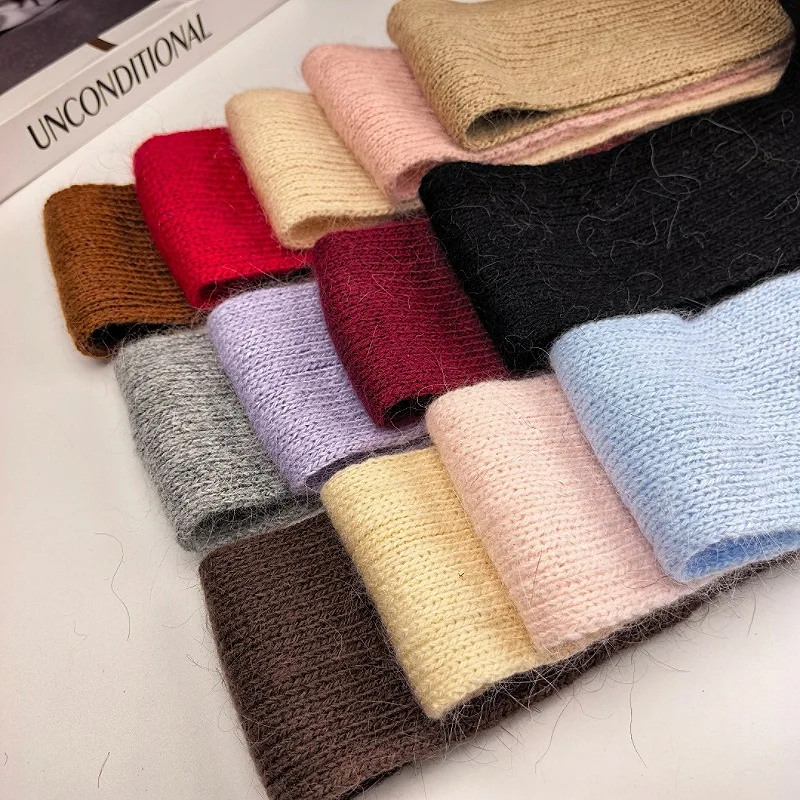 80MM Autumn Winter Soft Knit Double-Sided 60 Yards Ribbon Shoes Hats Socks Clothing Toys Accessories Handicrafts Materials Bows