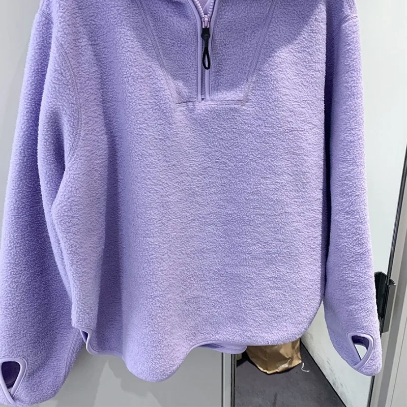 Sudaderas con capucha para mujer, abrigos holgados con cremallera, sólido, versátil, diseño de moda coreana, prendas de vestir suaves, calle alta, Harajuku, acogedor y tierno