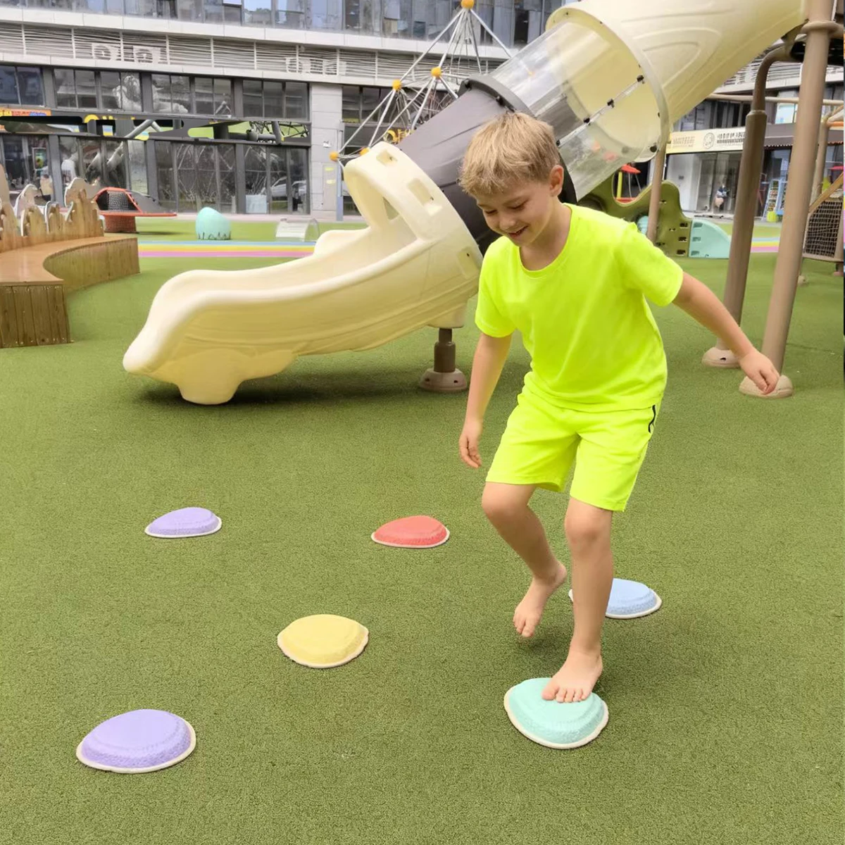 Balance Beam pour enfants, tremplin, entraînement mentaires oriel, équipement tactile, sports de plein air, cadeau d'anniversaire, 6 couleurs
