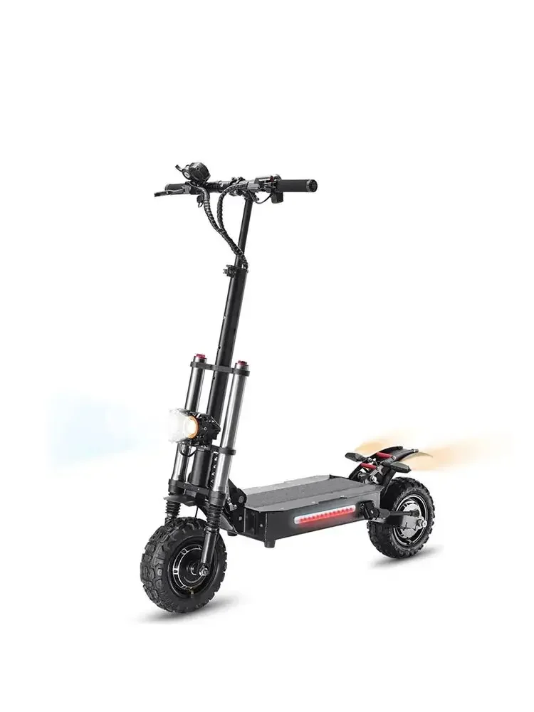 Teewing S3 60V 6000W Scooter électrique pliable à double moteur pneus tout-terrain sous vide de 11 pouces plage de conduite de 120km sur une Charge complète