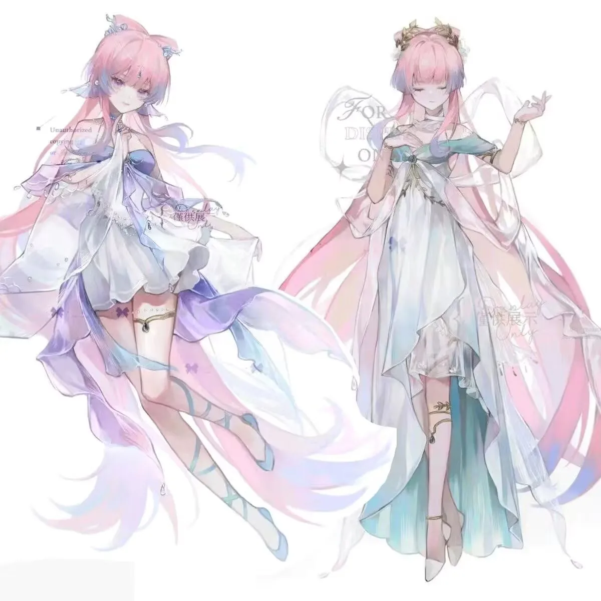 원신 임팩트 주변기기 코랄 팰리스 하트 아크릴 게임 및 애니메이션 정교한 팬 아트 스탠드, 베스트 프렌드 데스크탑 선물