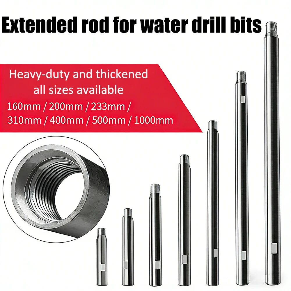 

Удлинитель водяного сверла 160-1000 мм для резьбы M22, алмазный сердечник, водяные сверла, открывалка для отверстий, шатун, электроинструменты