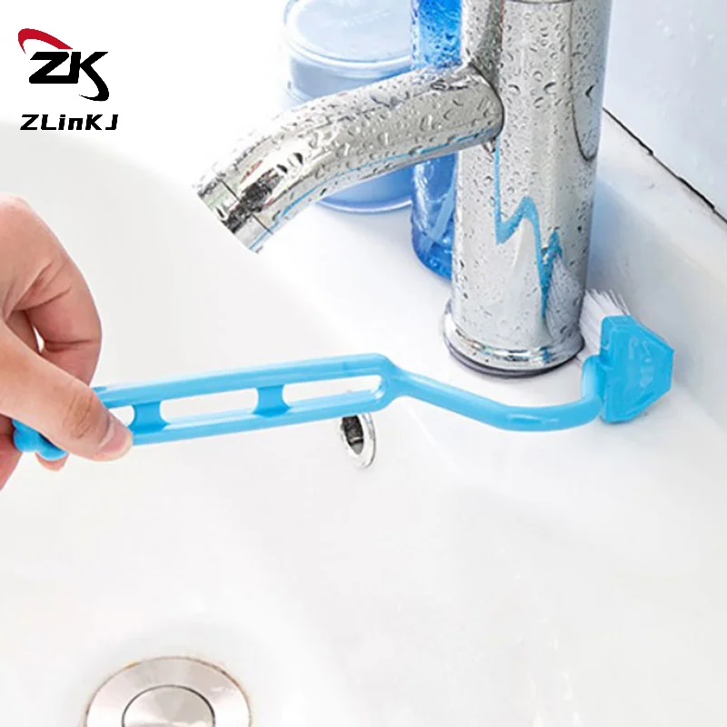 1/2/4Pcs Portable Curved Toilet Brush Angle Handle  Cleaning Brush Multi‑Function Bathroom Household Cleaning Accessories