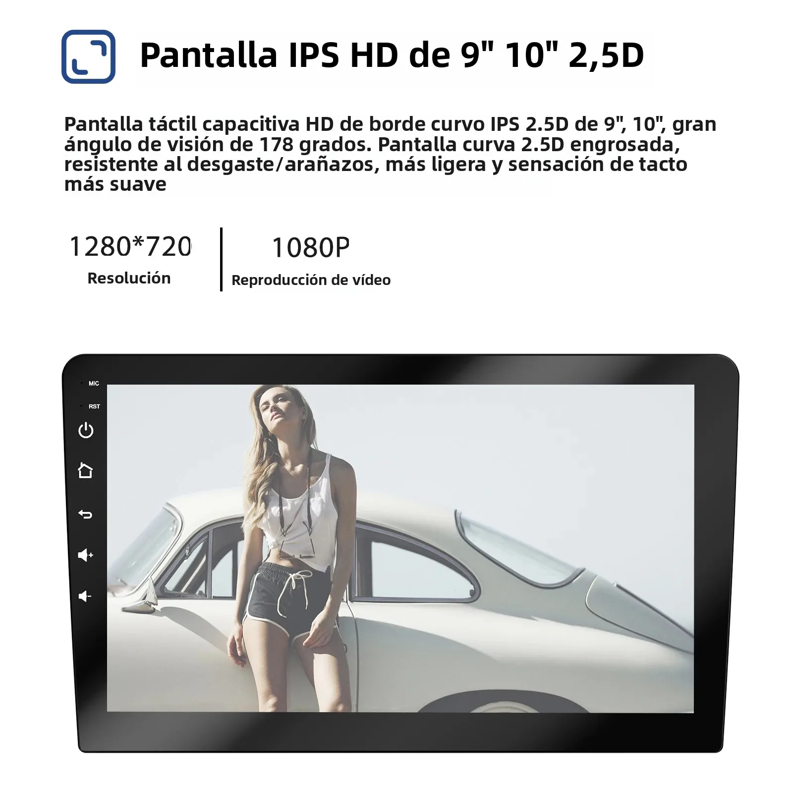 ESSGOO 2 Din Radio de coche Carplay Android Auto 7 9 10 pulgadas 4G 64G reproductor Multimedia Universal DSP FM RDS AHD GPS WIFI Autoradio 4
