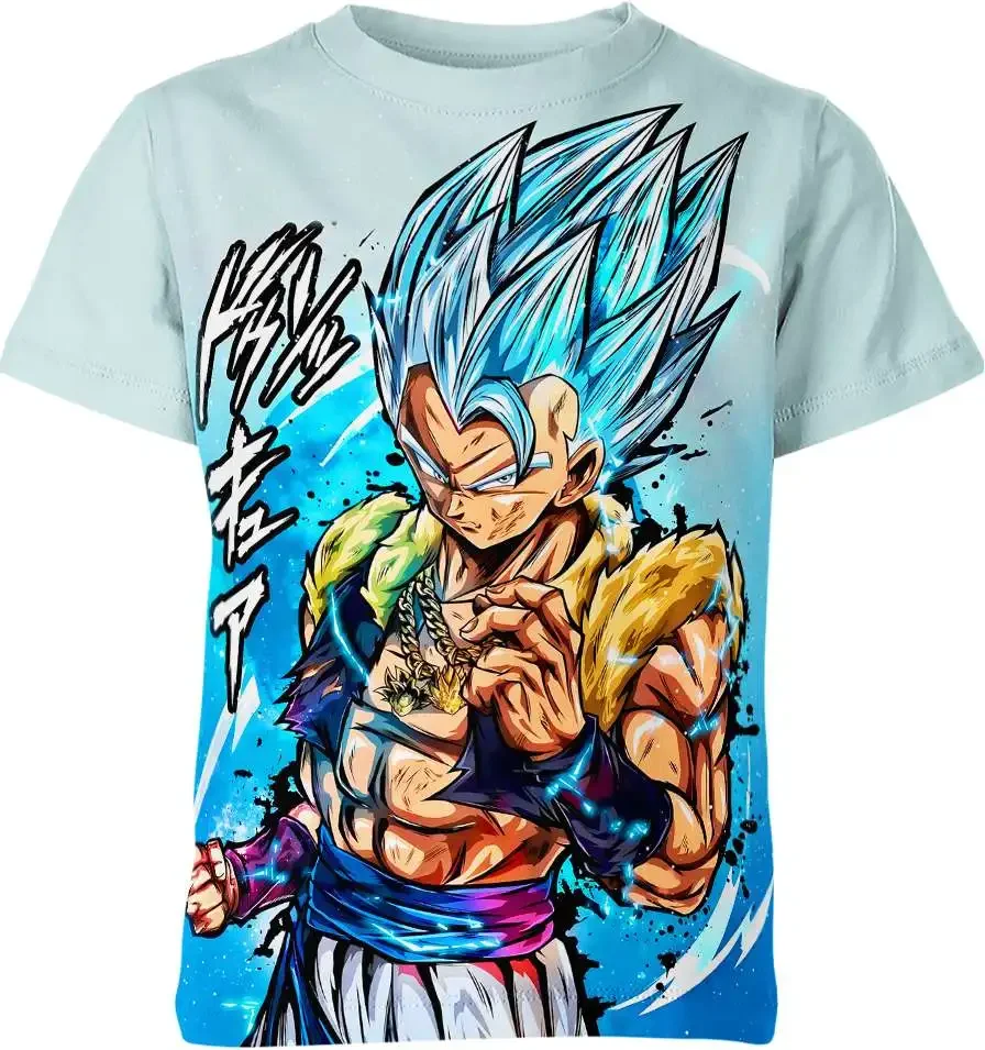 

New Anime Japanese Dragon Ball Vegeta Boys and Girls T-shirt 2025 Children Street Leisure Fashion Cosplay Summer 3D Printing Top