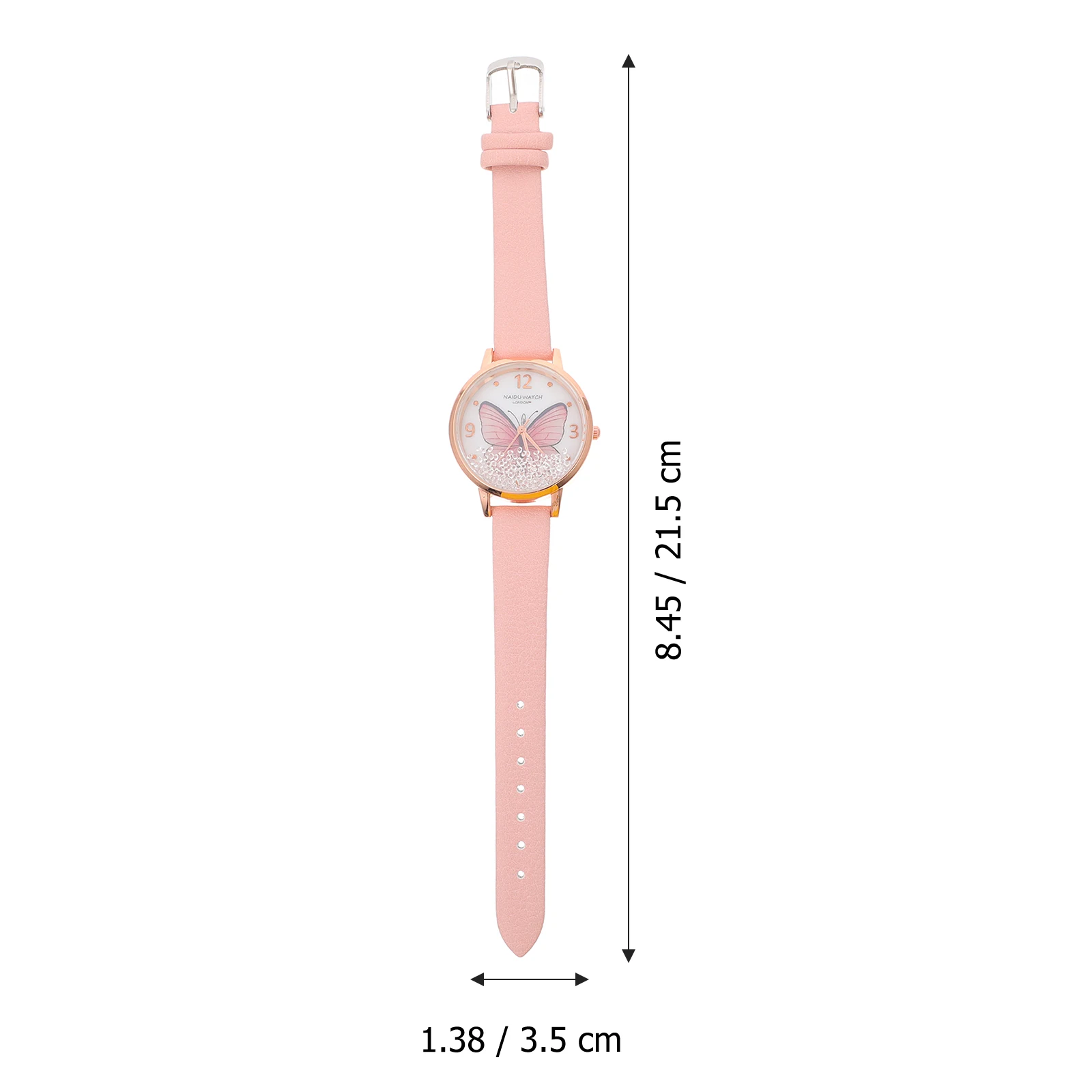 

1pc Fashion Imitation Watch Creative Alloy Quartz Watch For Women Girls Stylish Lightweight Durable Chic Comfortable