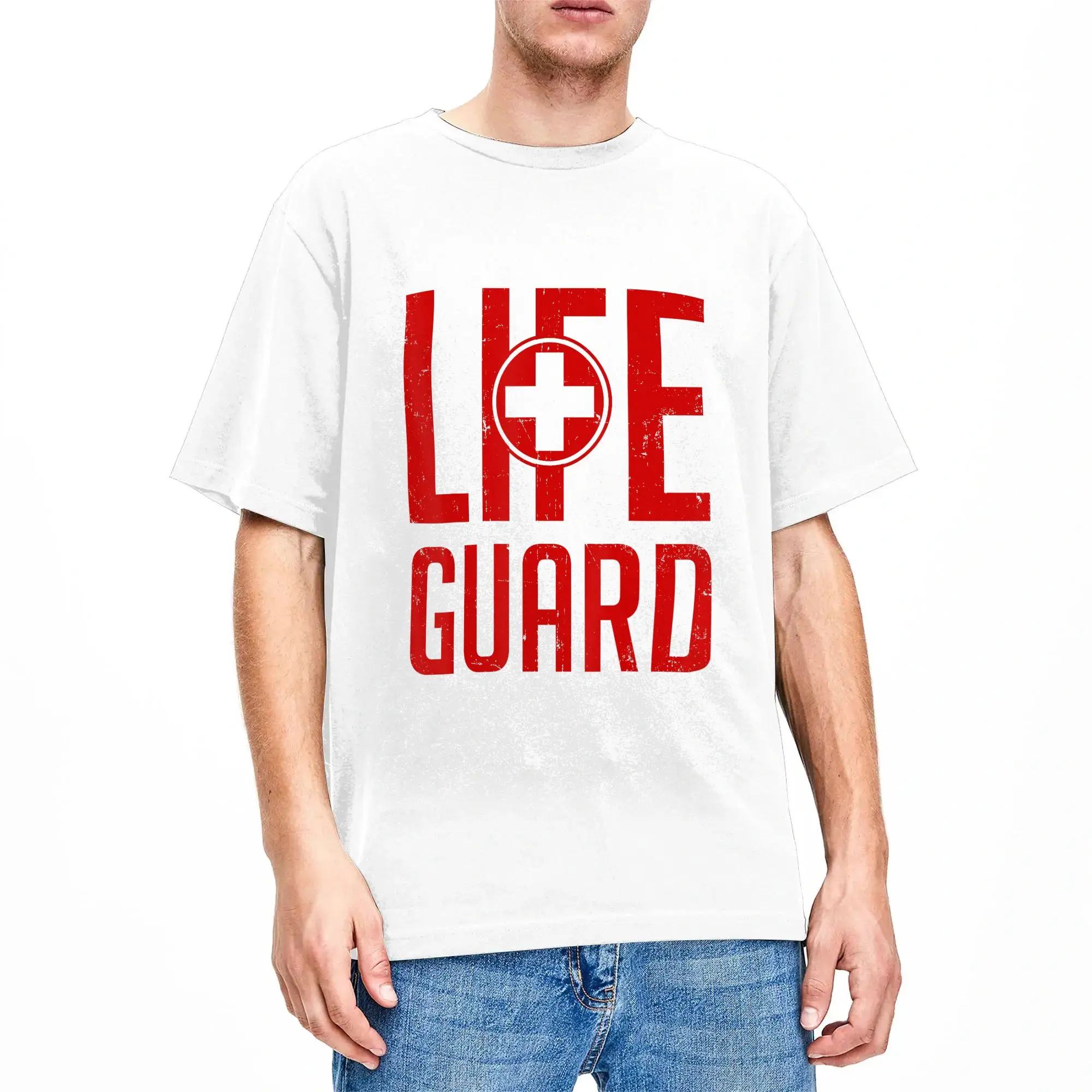 Lifeguard lifesavers for first aid lifeguard T Shirt Men  Funny T-Shirts Summer O-Neck Hip Hop Tees Casual Plus Size Clothing