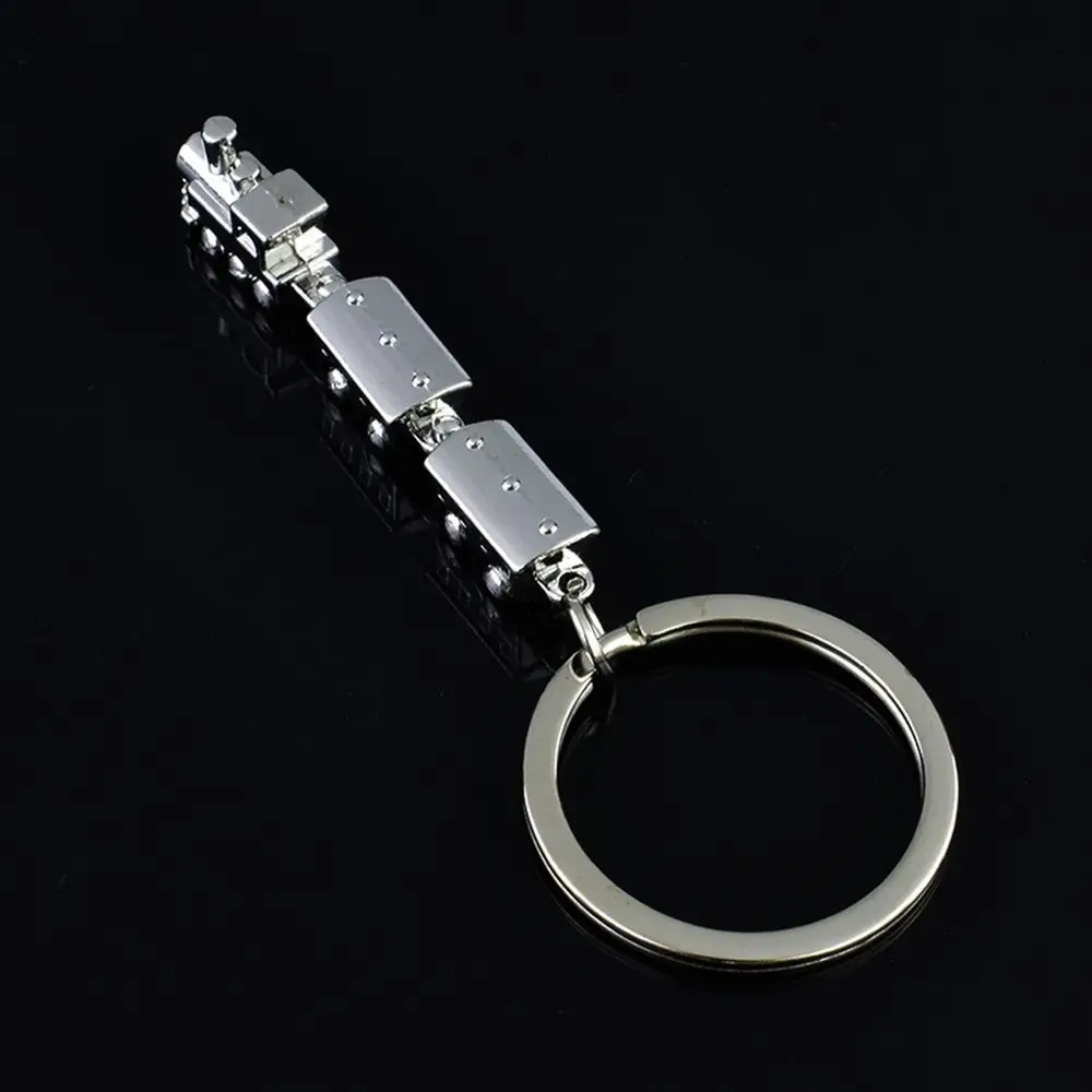 Creative Alloy Bag Decro Train Shaped Unisex Gift Key Ring Key Holder Key Chain Fashion Jewelry