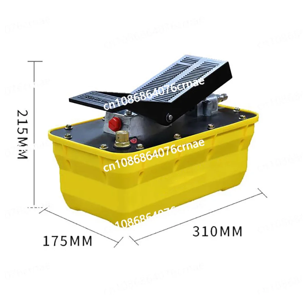 Automobile Sheet Metal Beam Correction Instrument Pneumatic Foot Hydraulic Pump Air-Driven Hydraulic Pump Power Unit 70Mpa 2.3L