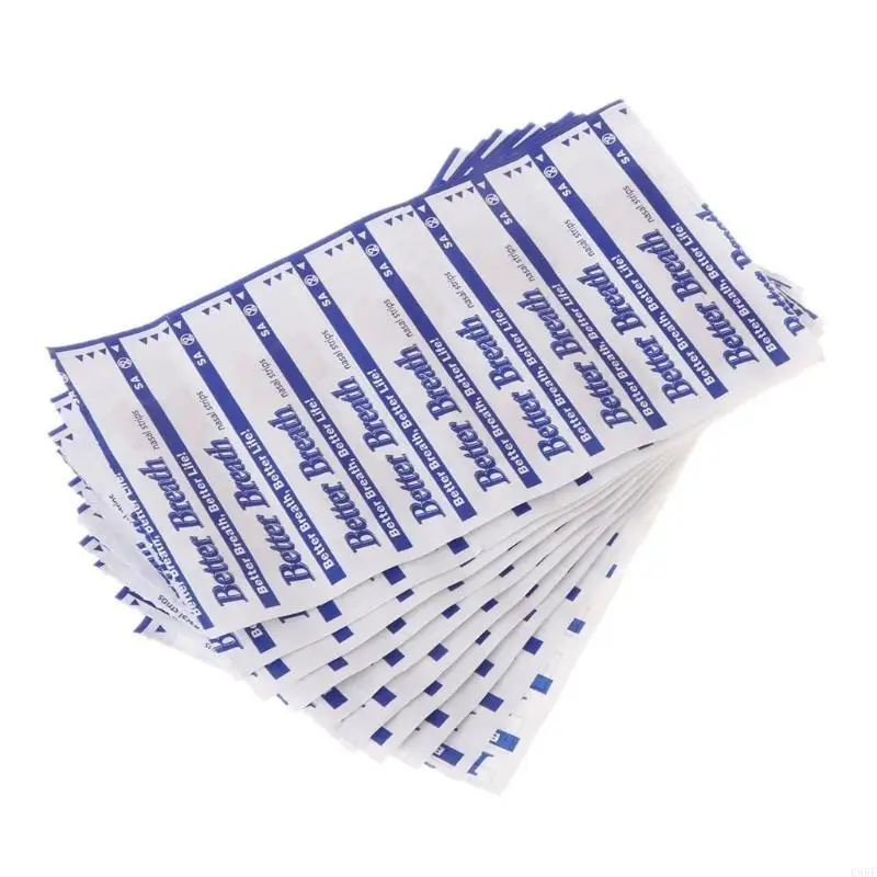 

E65F 50Pcs Right Better Nasal Strips Stop Anti Snoring Patch for Health Care