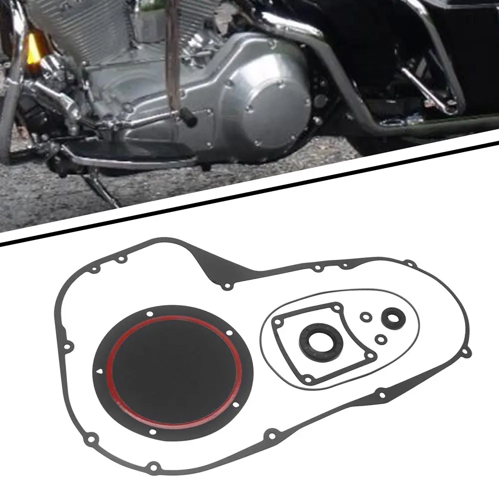 

Primary Clutch Cover Gasket Seal /Primary Case Gasket Kit For Harley Davidson Electra Glide Classic FLHTC/I 1999-2006 Motorcycle
