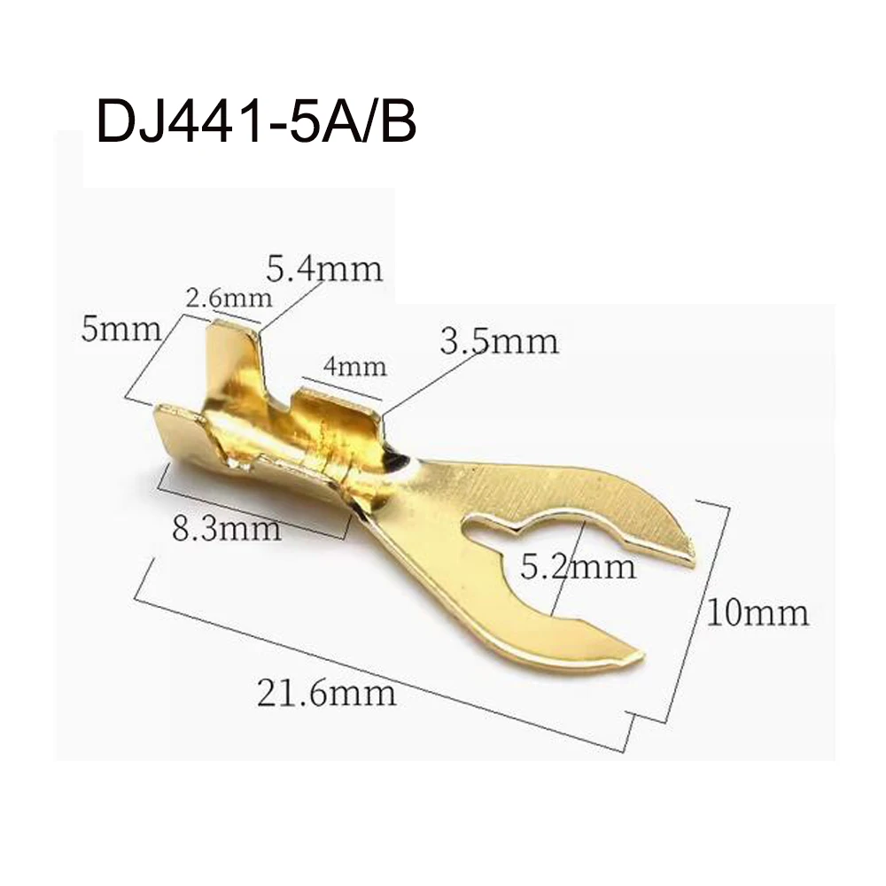 

2000PCS DJ441-5A/B "Y" type Terminal connector brass pin Waterproof harness terminal cable socket