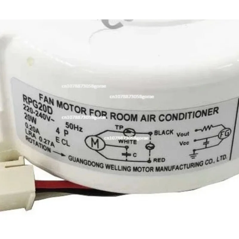 Imagem -02 - Original ar Condicionado Ventilador Interno Motor Motor Rpg18f Rpg20d Rpg18h2 Brand New