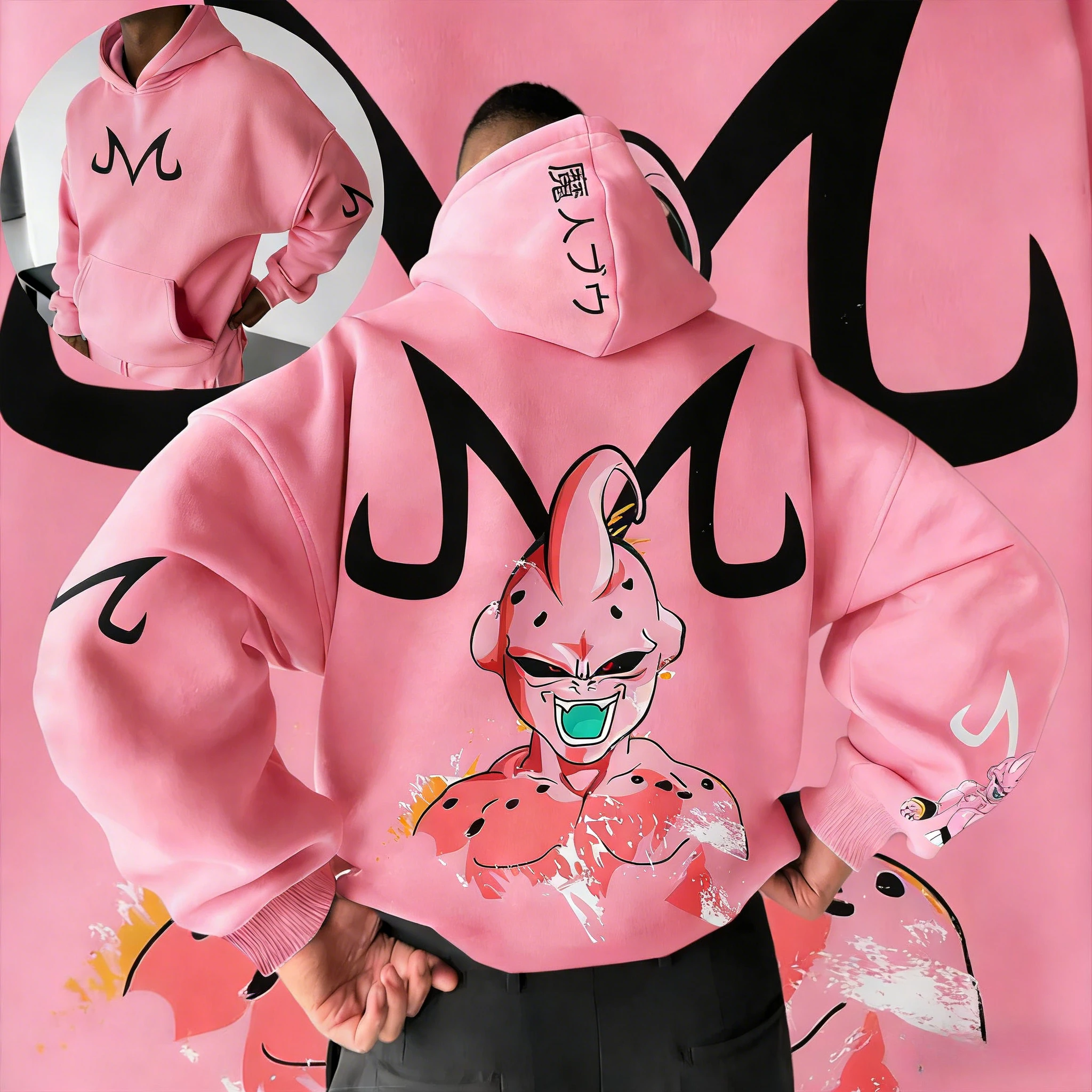 

Детская толстовка Dragon Ball 2026 осень-зима, 100% хлопок, с принтом Бульмы, повседневная, спортивная, для фитнеса, винтажная, в стиле Харадзюку, унисекс