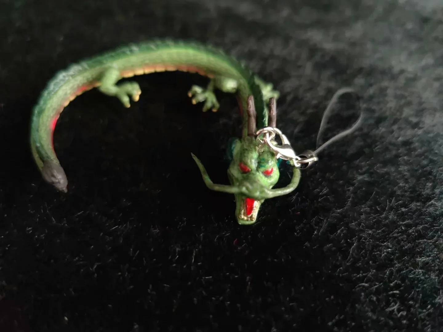 Breloczek Dragon Ball Shenron Figurka Zabawka Około 15 cm Zielone Breloki