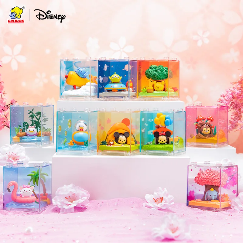 

Disney Goldlok Tsum Tsum Blind Box Core Little World Series Cute Collectible Figurines Desktop Decor Ornaments For Toy Fans