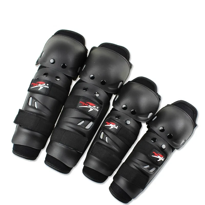 

Motorcycle Riding Protective Gear Knee Pads Elbow Pads Four-piece Set Racing Off-road Anti-drop Protective Gear Leggings