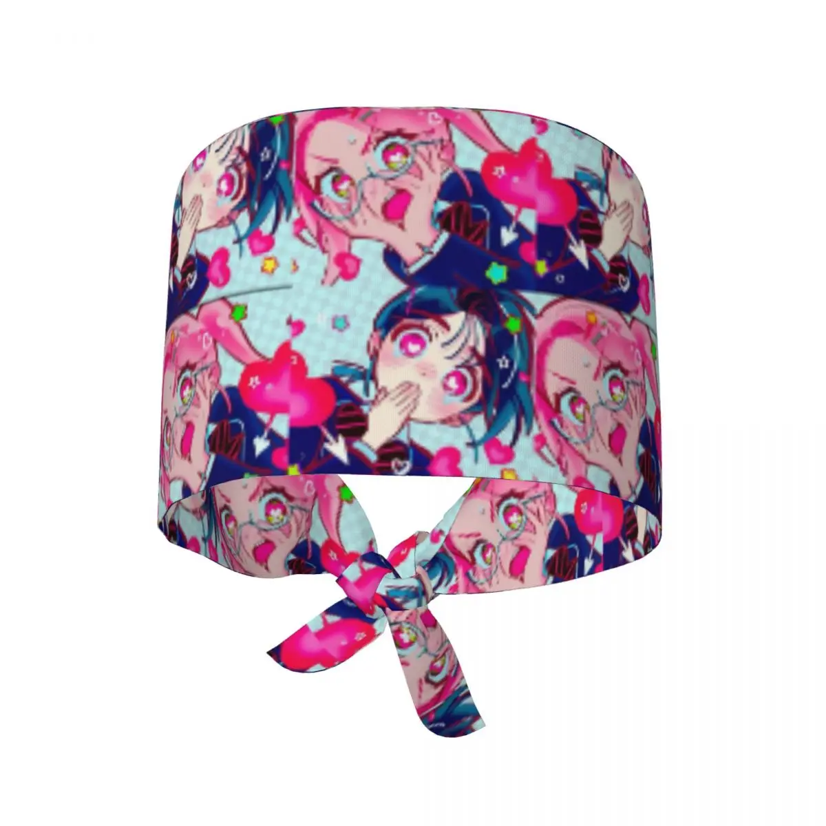 Work Scrub Cap Alien Scenery Nurse Hats Kawaii For Unisex Tie Back Working Caps Soft Comfy Custom Medical Cap
