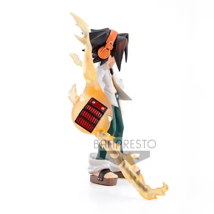 

In Stock Original Genuine Shaman King 2.0 Manta Oyamada Anime Figuine Action Figure Animation Character Model Toy Gift PVC 14cm