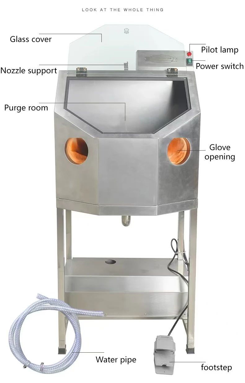Jewelry Tools and Equipment Jewelry Casting Plaster Mold Cleaner Equipment Plaster Spray Cleaning Machine Ring  Cleaning