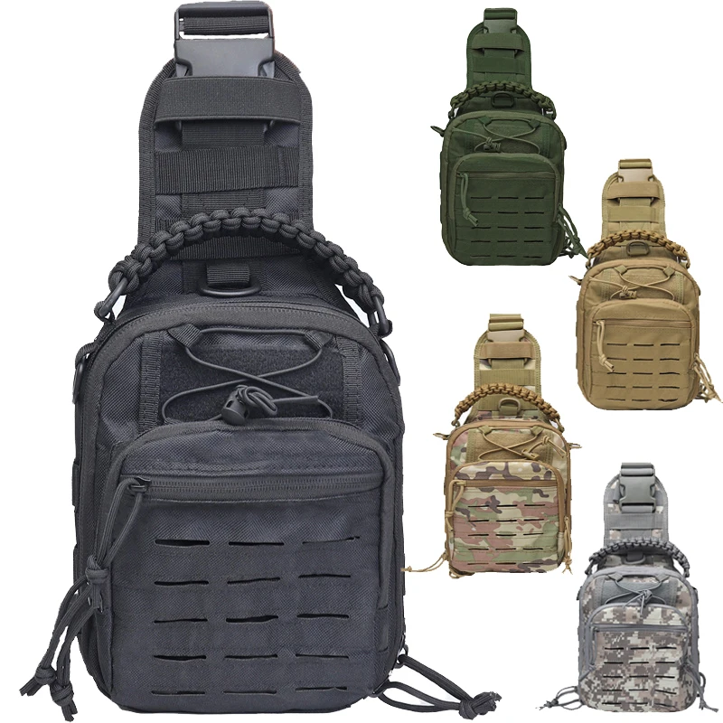 

Outdoor Sport Hiking Trekking Backpack Tactical Gun Bag Hunting Shoulder Bags Climbing Cycling Chest Bag