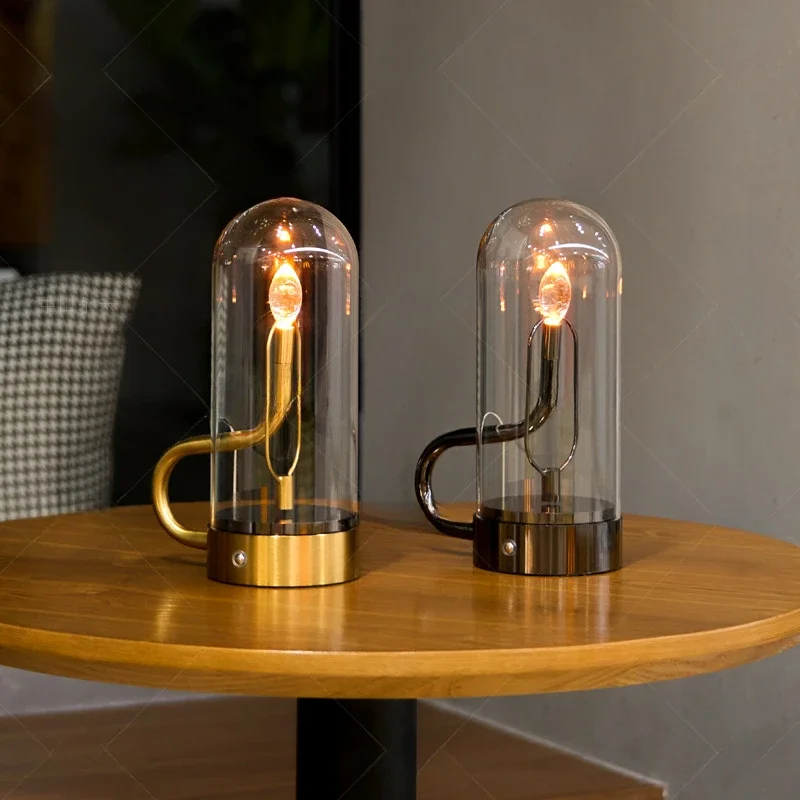 

Flame Water Drop Charging Desk Lamp USB Restaurant Creative Camping Bar Lamp