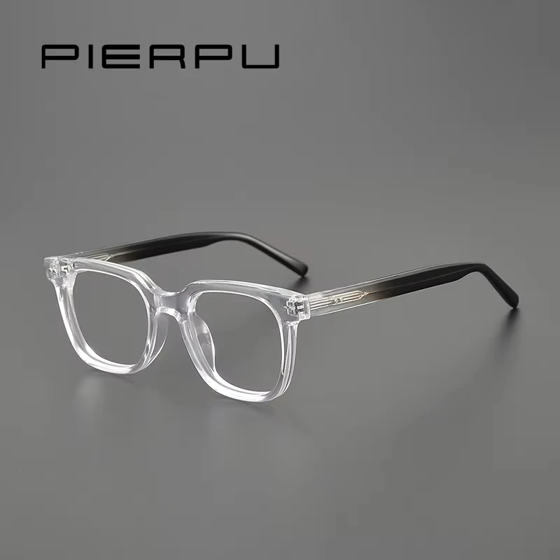 

2024 Vintage Korea gentle Style Acetate Optical MM117 Eye glasses Frame Square eyewear Men Women Prescription Reading glasses