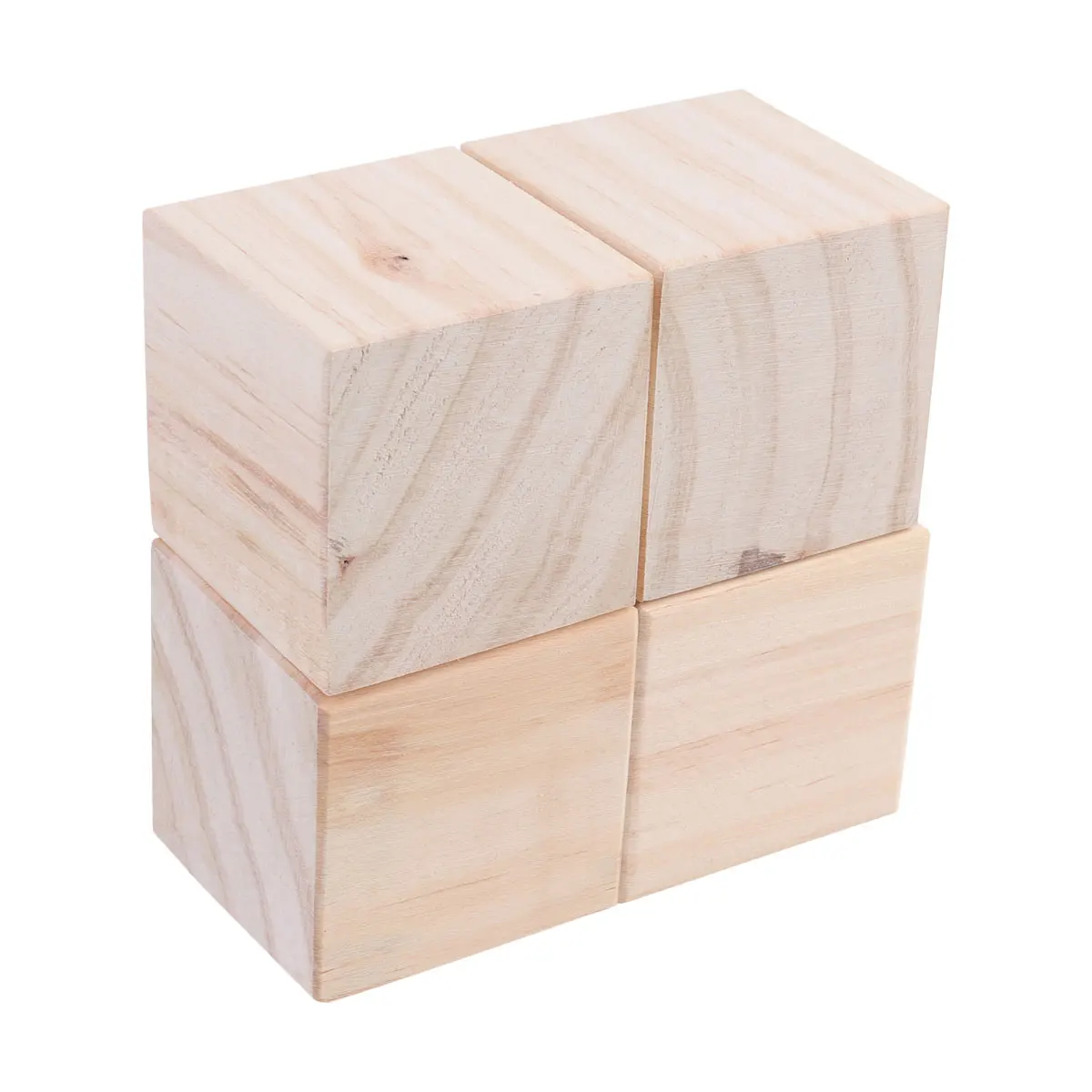 

4Pcs Pine Wood Furniture Support Feet Thick Strong Replacement Sofa Coffee Table Cabinet Legs 5x5x5cm Furniture Legs