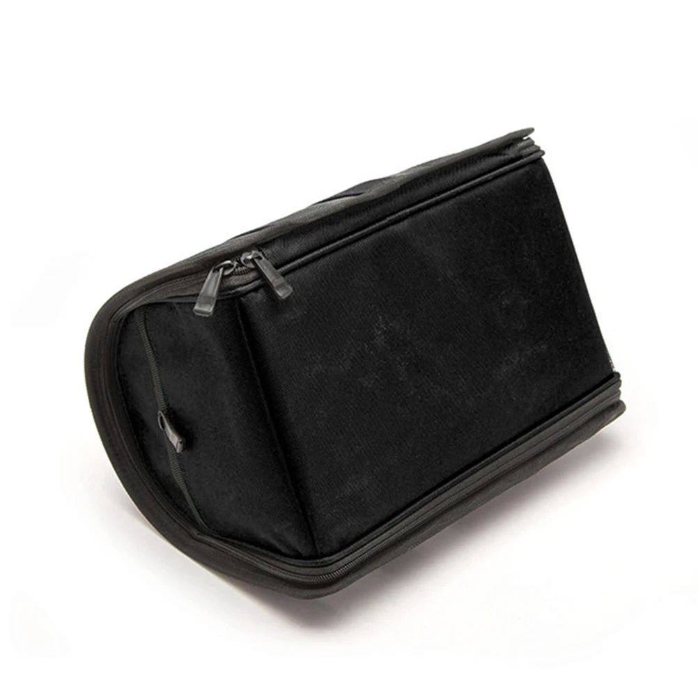 

Pet Dog Carrier Bag Portable Transparent Breathable Mesh For Small Dogs Cats Detachable Strap Handbag Style L Black