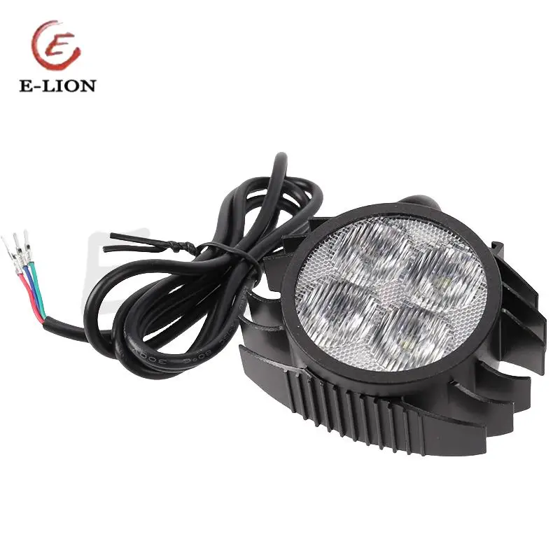 Headlights for safe riding at night 4 lights beads High-brightness electric scooter LED headlights 12-80V headlights
