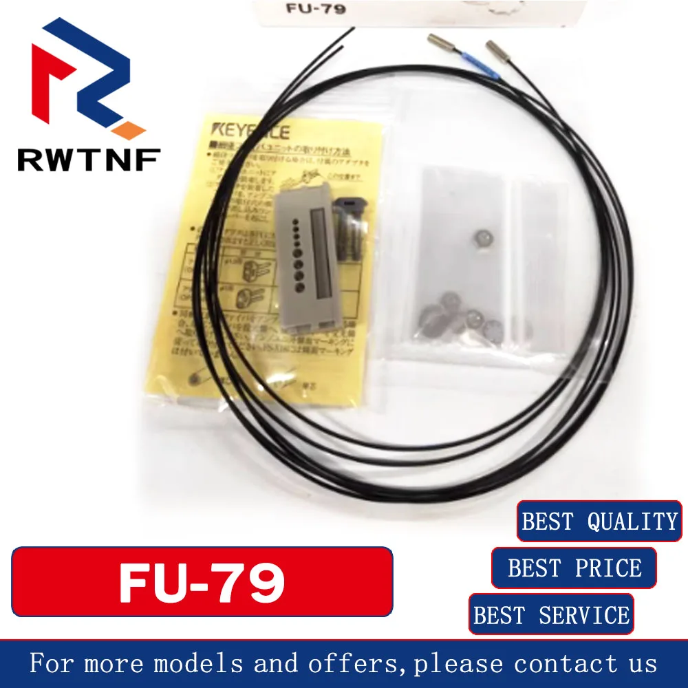 Совершенно новый оригинальный оптоволоконный датчик FU-79 KEYENCE отражательного типа