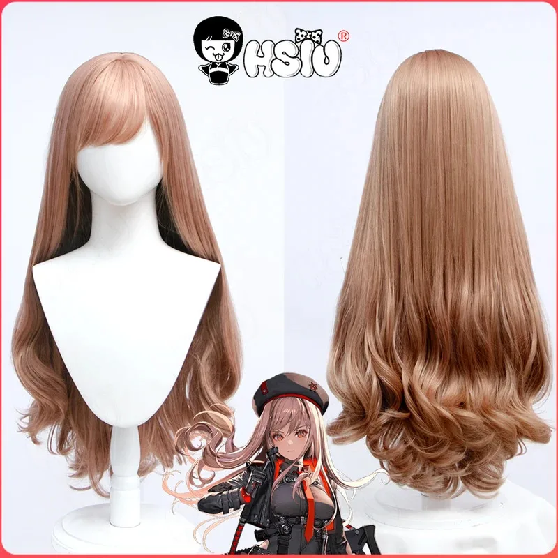 

Rapi Cosplay Wig Game The Goddess Of Victory Rapi Cosplay HSIU Milk brown long curly hair Synthetic Wig+Wig Cap Nikke cosplay