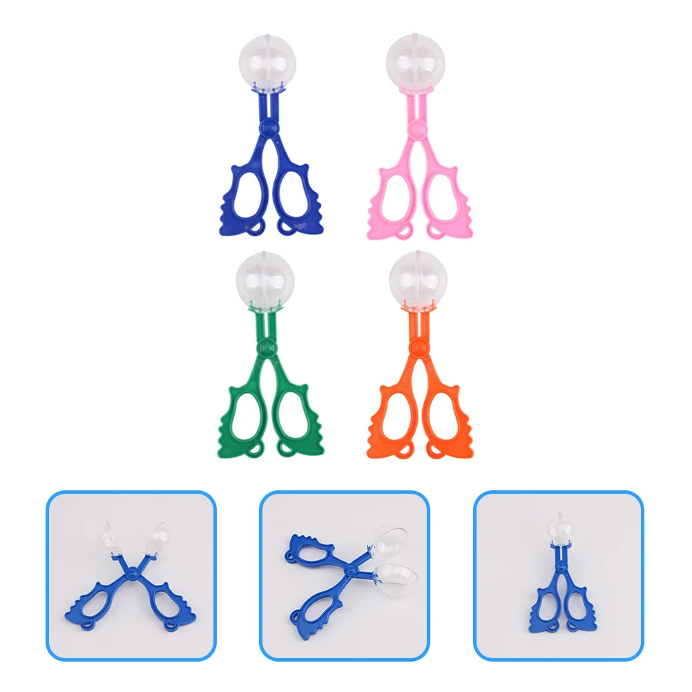 

4 Pcs Insect Observation Tool Set Toys Scissors Clip for Kids Biological Exploration Tools Insects Catcher Tongs