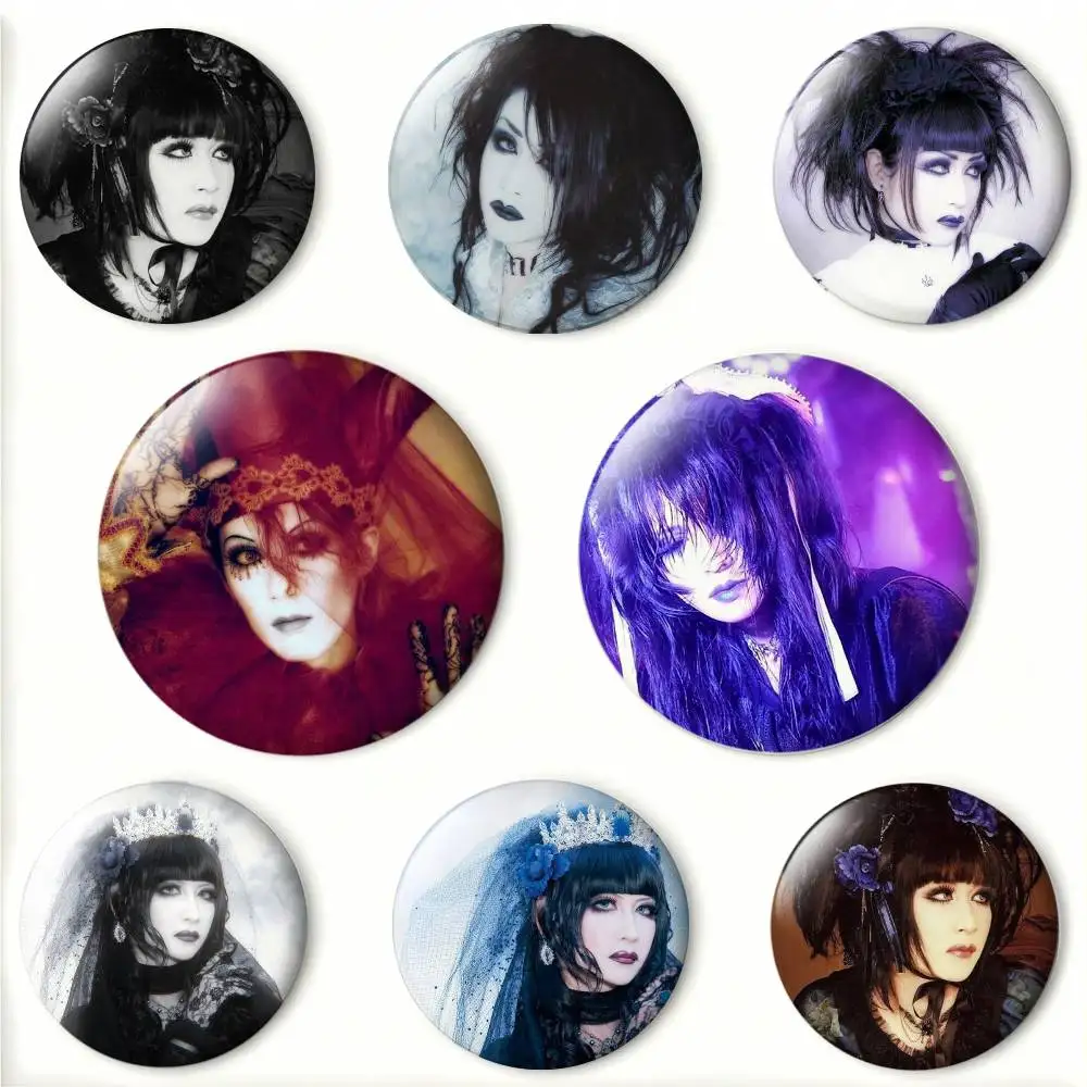 Malice Mizer Visual Kei Rock   Badges 25 32 44 58 75 mm Round Fans Collect Friends Gifts Brooch Souvenir