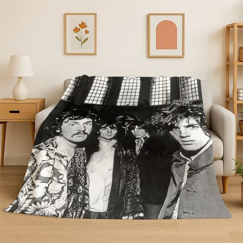 New Music Pink F-Floyd Rock Band Flannel Throw Blanket,Warm Cozy Blanket for Bed,Sofa,Couch,Bedroom,Living Room,Office,Camping