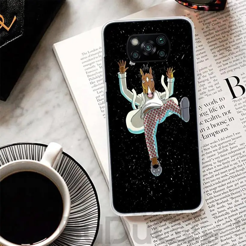 Cartoon B-BoJack Horsemans Cover For Xiaomi Poco X6 X5 Pro X4 Gt X3 Nfc F6 Phone Case F5 F4 F3 F2 F1 M5S M4 M3 Print Shell Housi