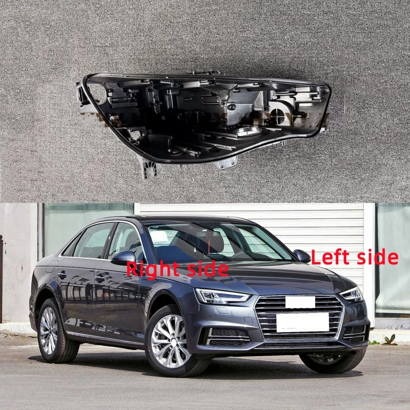 

База фары для Audi A4 2016 2017 2018 2019, дом для фар автомобиля, задняя база, передняя авто фара, задний дом