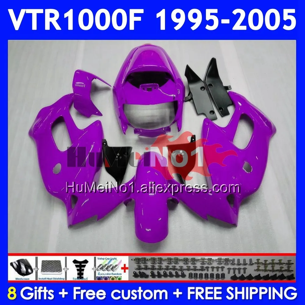 New purple SuperHawk For HONDA VTR1000F 95 96 97 98 99 00 66No.141 VTR1000 F VTR 1000 F 1000F 2001 2002 2003 2004 2005 Fairing