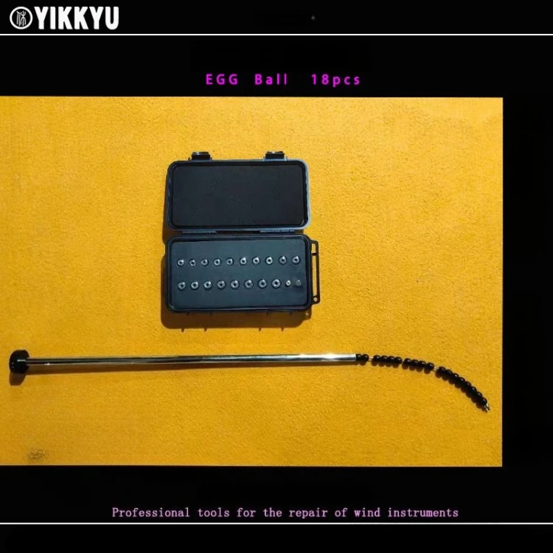 Strumenti di riparazione per strumenti musicali Riparazione del vento EggBall 18 sfere Tromba Corno Tubo di accordatura Riparazione ammaccature del corpo
